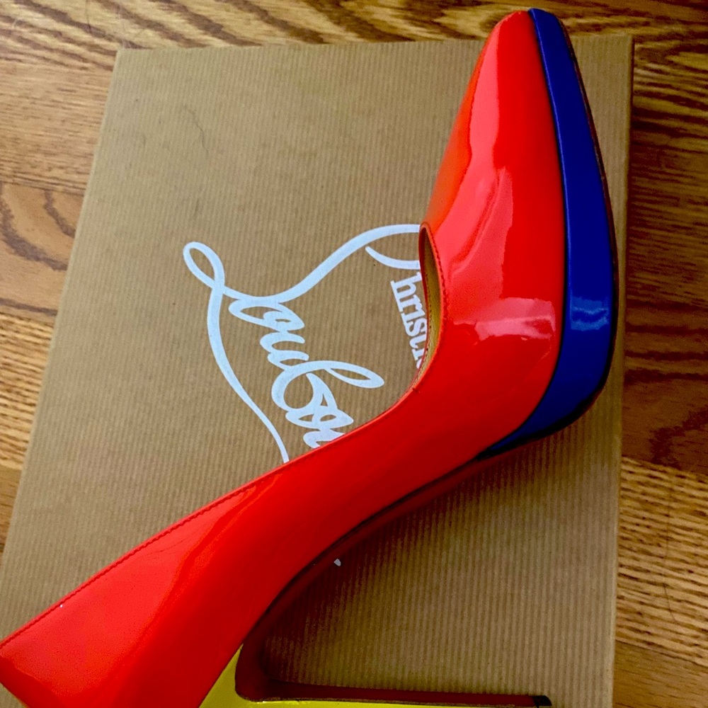 Louboutin platform shoes. Good as new!